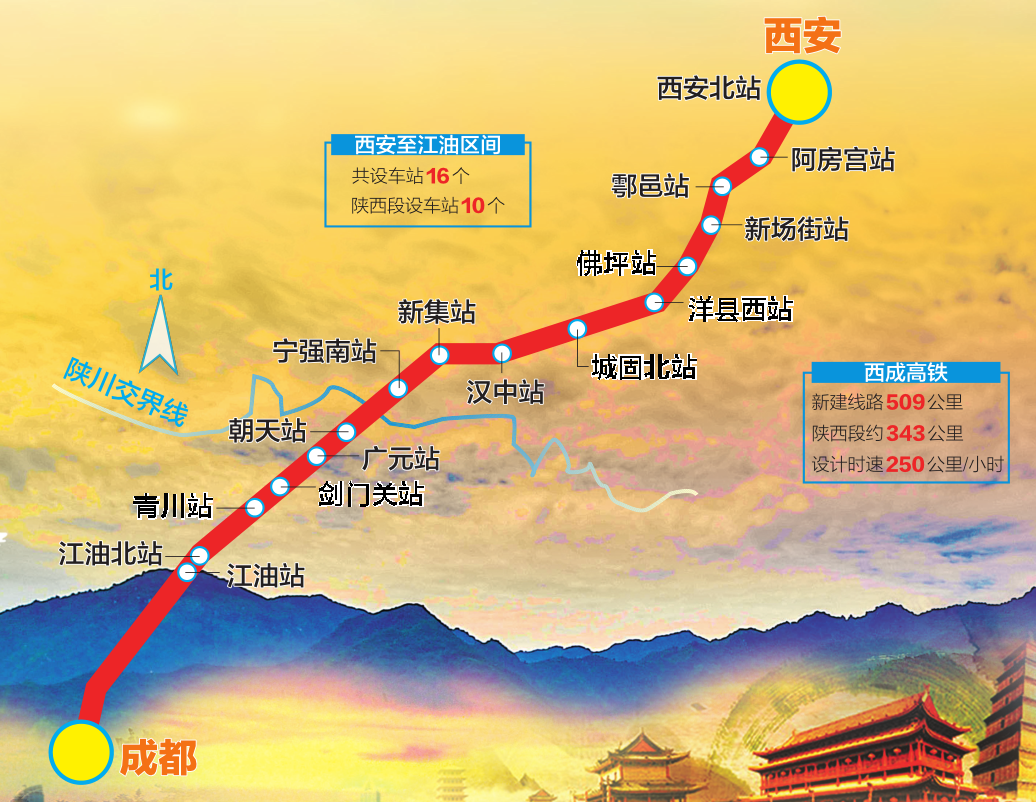 【頭條】西城高鐵：駛入西部新時代  關中城市群擴圍升級
