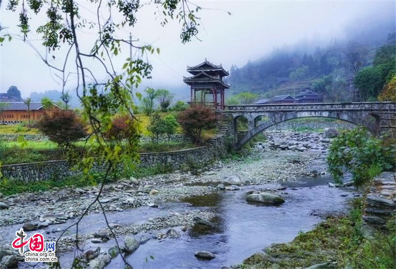 城步大寨村景美人少 真正原生態的侗族村寨