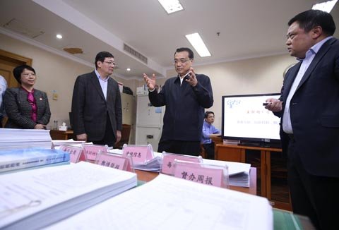 李克強為財政部“營改增微信工作群”點讚