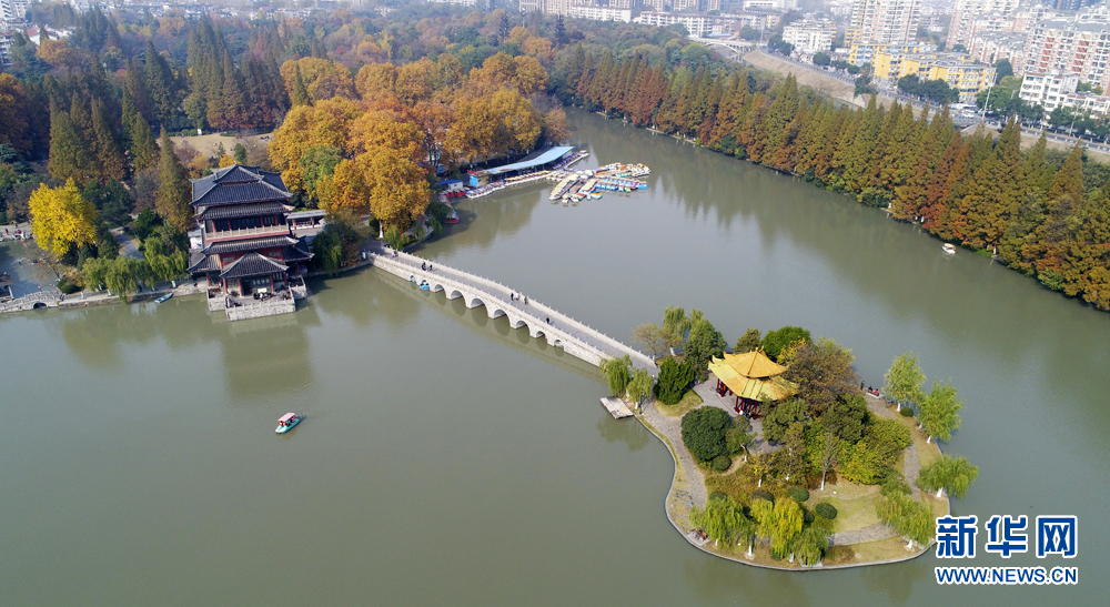 合肥古逍遙津：五彩斑斕新園林