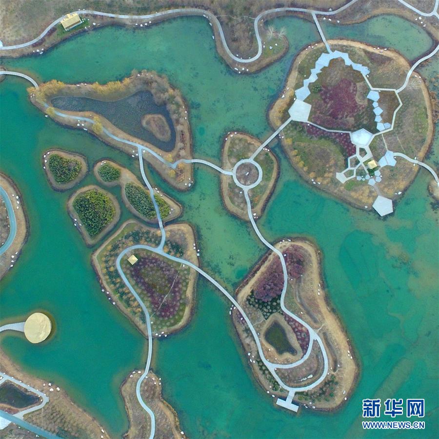 河南鶴壁：冬日淇河濕地美