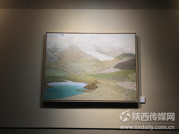 【考古  顯示圖在稿件最下方】“絲路長雲”藝術展西安開展 82幅畫作現絲路勃勃生機