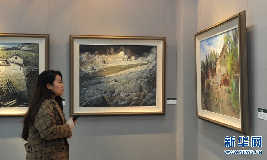 “油畫中原——十年回顧展”開展