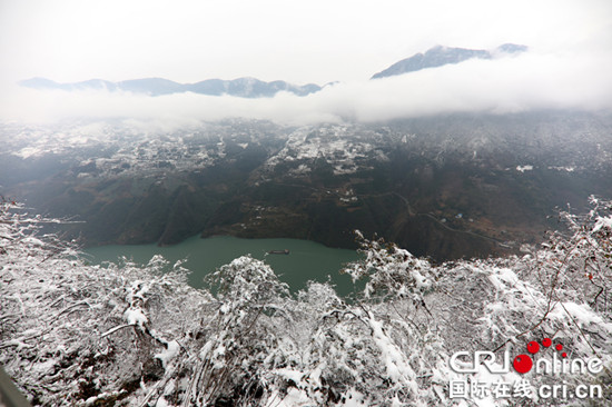 已過審【行遊巴渝 圖文】巫山縣新年降首場大雪 壯美雪景怡人