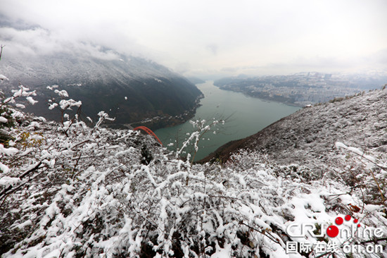 已過審【行遊巴渝 圖文】巫山縣新年降首場大雪 壯美雪景怡人