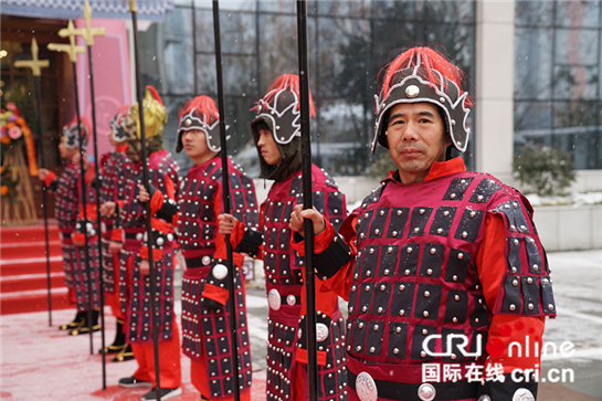 寶雞 雪中三國