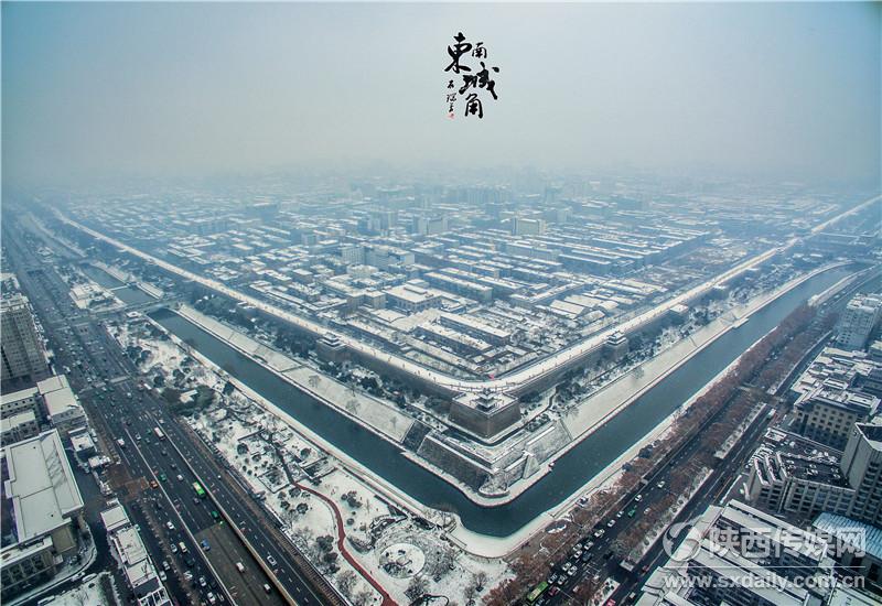 1月27日，大雪再次讓古城西安變的銀裝素裹，城裏城外又有一番別樣的景色。記者 劉強攝_fororder_SXRB201801290754000066097251327