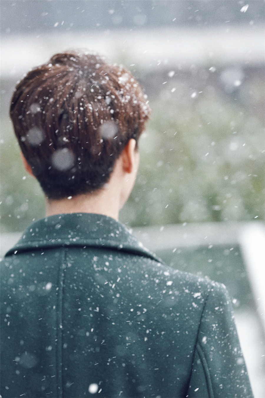 圖片默認標題_fororder_馬天宇雪中獨行