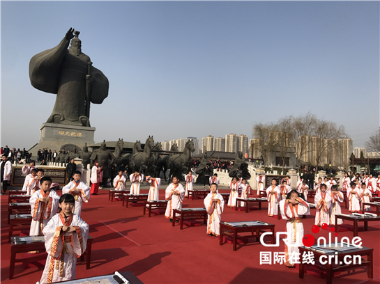 開筆啟智 西安漢城湖舉辦開筆禮傳承國學_fororder_漢城湖1