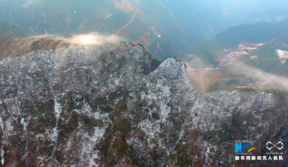 【渝情渝景】重慶貓兒背 冬季枯木遇上初春白雪
