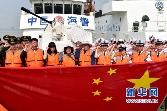 【頭條下文字】【滾動新聞】 福建海警舉行大型海祭活動