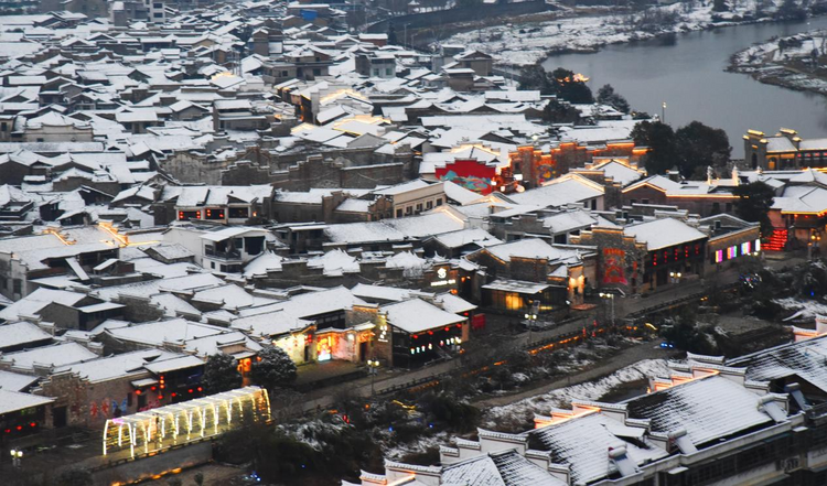 江西黎川縣：古城雪景分外妖嬈_fororder_123