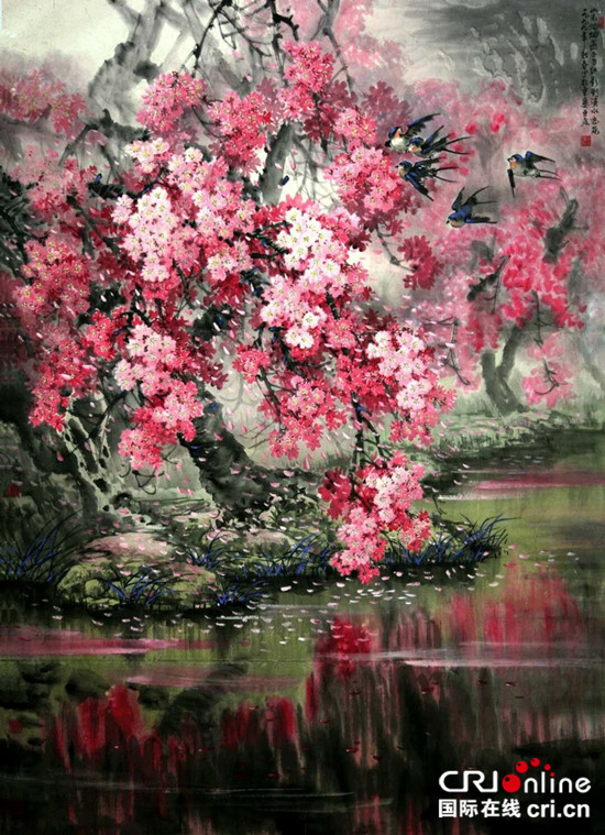 【CRI專稿 圖文】西南大學美術學院蘇甦師生寫意花鳥畫展開展【內容頁標題】西雙版納定點寫生15年 西南大學美術學院蘇甦師生寫意花鳥畫展開展