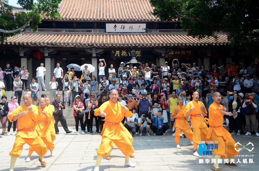 航拍泉州少林寺 感受禪武文化