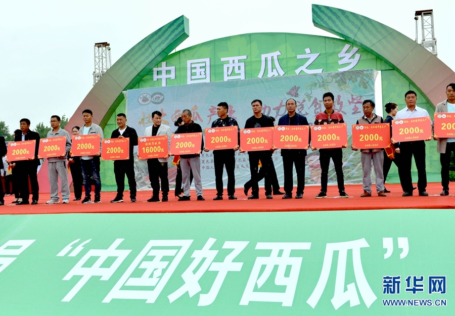 河南：“西瓜之鄉”舉辦創意西瓜賽