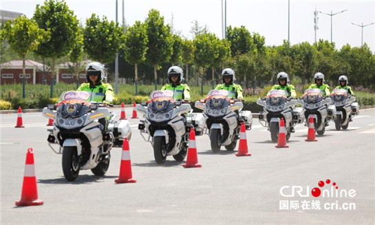 【民生＋三秦大地 渭南＋移動列表】陜西渭南：護航高考  鐵騎出發