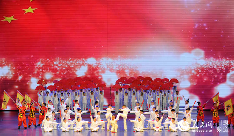 甘肅蘭州：武動少年 演繹中華武術力與美