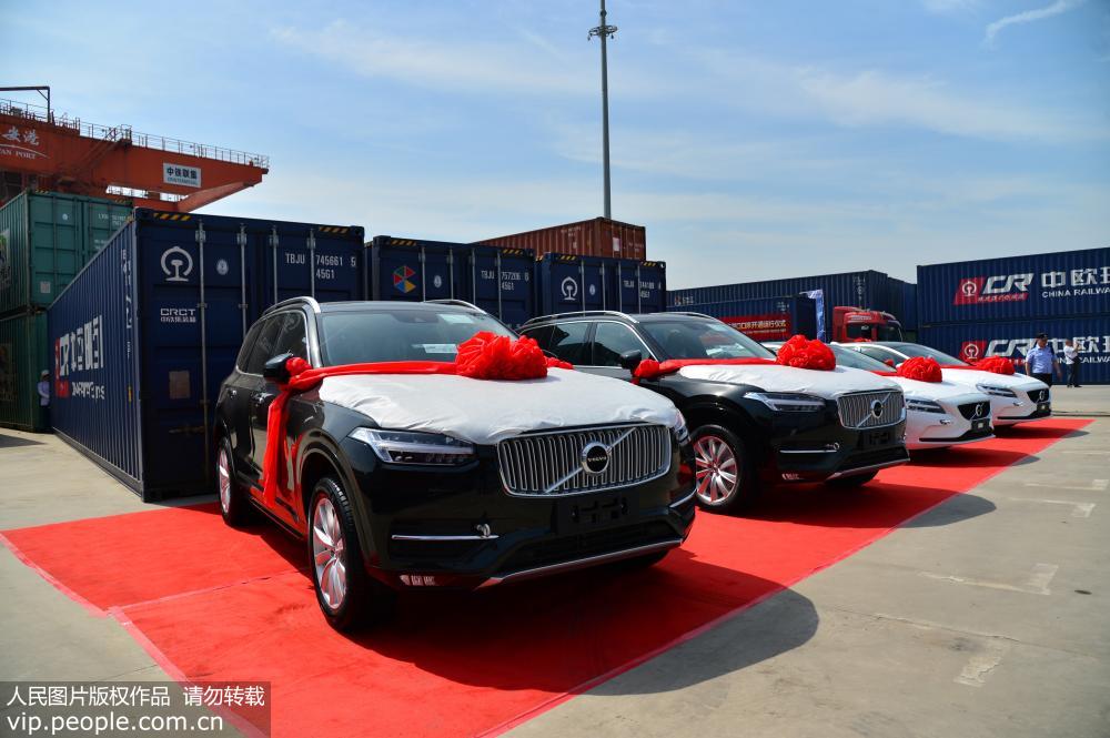 首趟中歐班列整車進口專列抵達西安