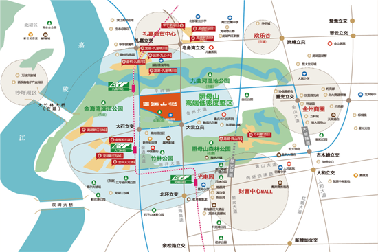 【房産汽車 列表】重慶九曲河板塊日漸成熟 江山樾商業集聚多重商業優勢
