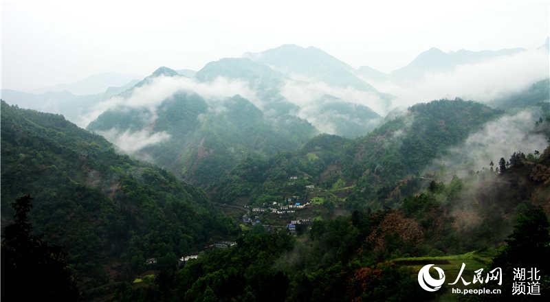 湖北竹溪：山泉流水溪中畫