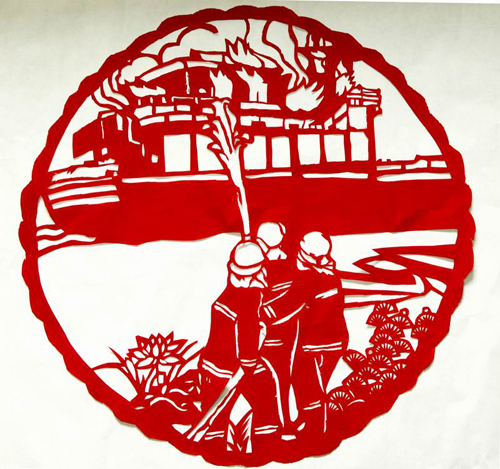 【區縣群網 大渡口】大渡口：打造特色消防剪紙藝術 感受世界非遺魅力