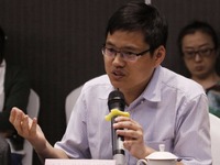 復旦大學國際問題研究院研究員林民旺在發言