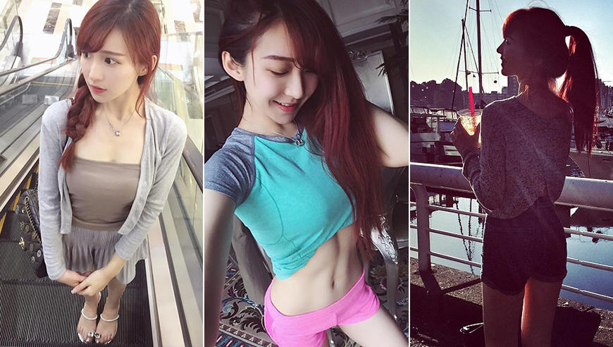 高清：甜美健身女郎秀腹肌 網友：初戀的感覺
