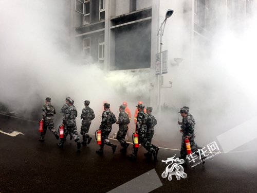 【江北】江北港城園區開展消防演練 確保安全生産