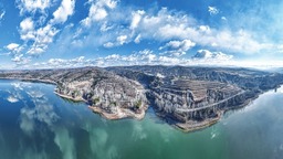 左權石匣水庫：水光山色 瀲艷生輝