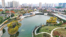 長治市長子門公園景色宜人