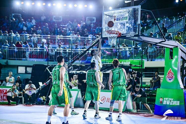 全國“村BA”北部大區賽在煙臺招遠火熱開賽