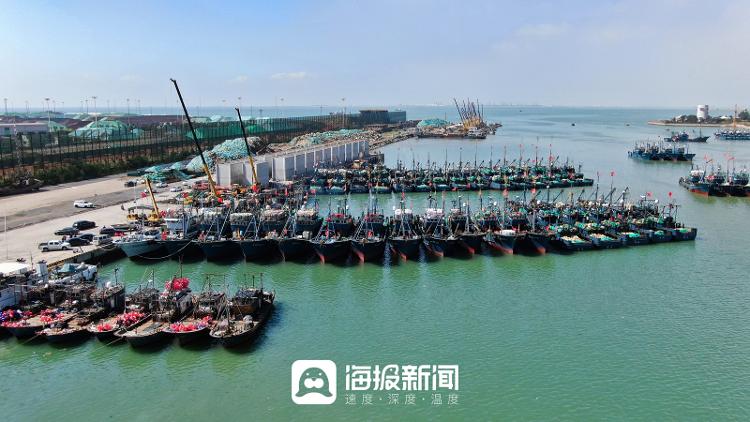 日照嵐山1300余艘漁船揚帆出海