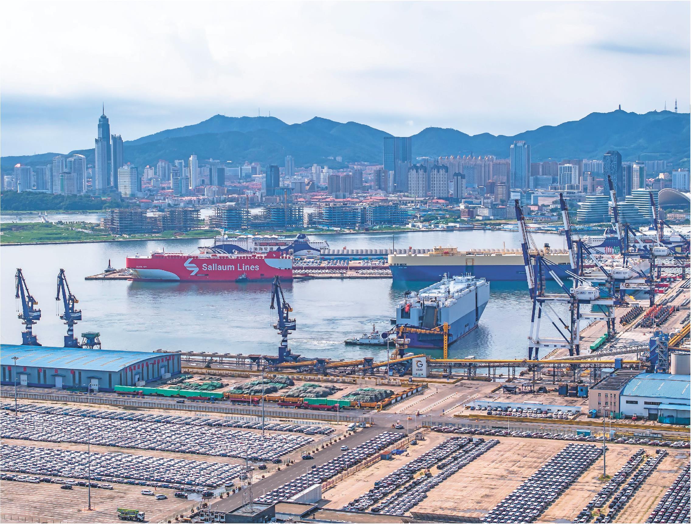 煙臺“公鐵水空”多種運輸方式融合銜接、優勢互補，推動物流業降本增效_fororder_13_13_0470