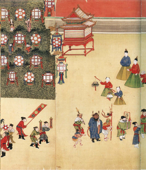 明代版的“火樹銀花不夜天”,穿越到古畫中去看燈