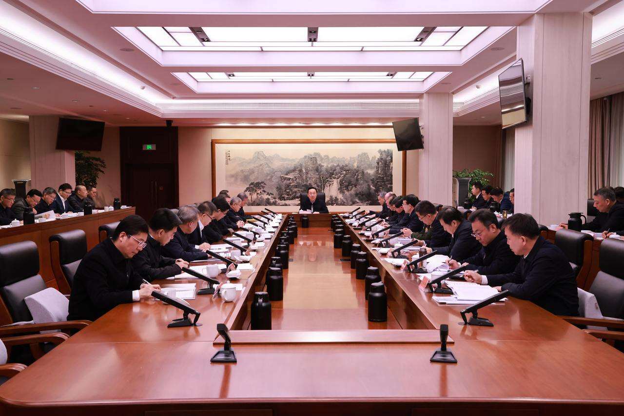 浙江省委常委會召開會議 省委書記王浩主持