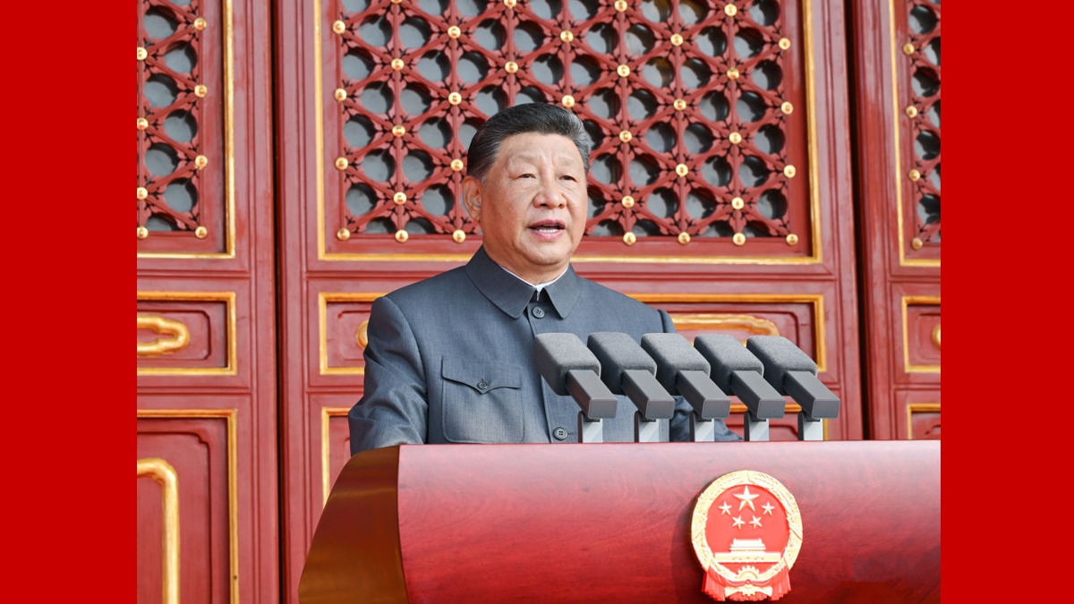 紀念中國人民抗日戰爭暨世界反法西斯戰爭勝利80週年大會在京隆重舉行_fororder_1