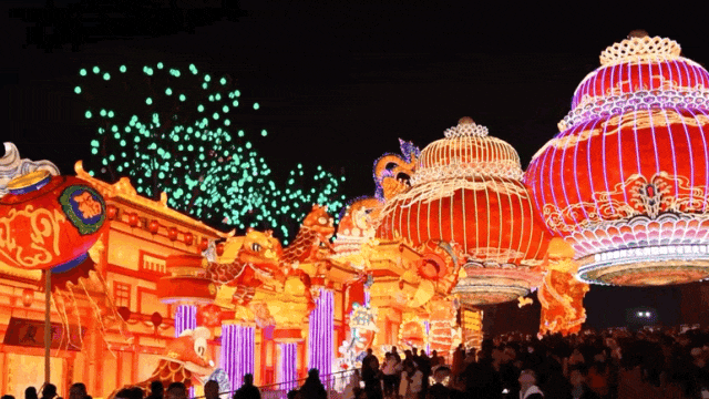 津彩過大年 | 天津薊州人民公園新春燈會來了！