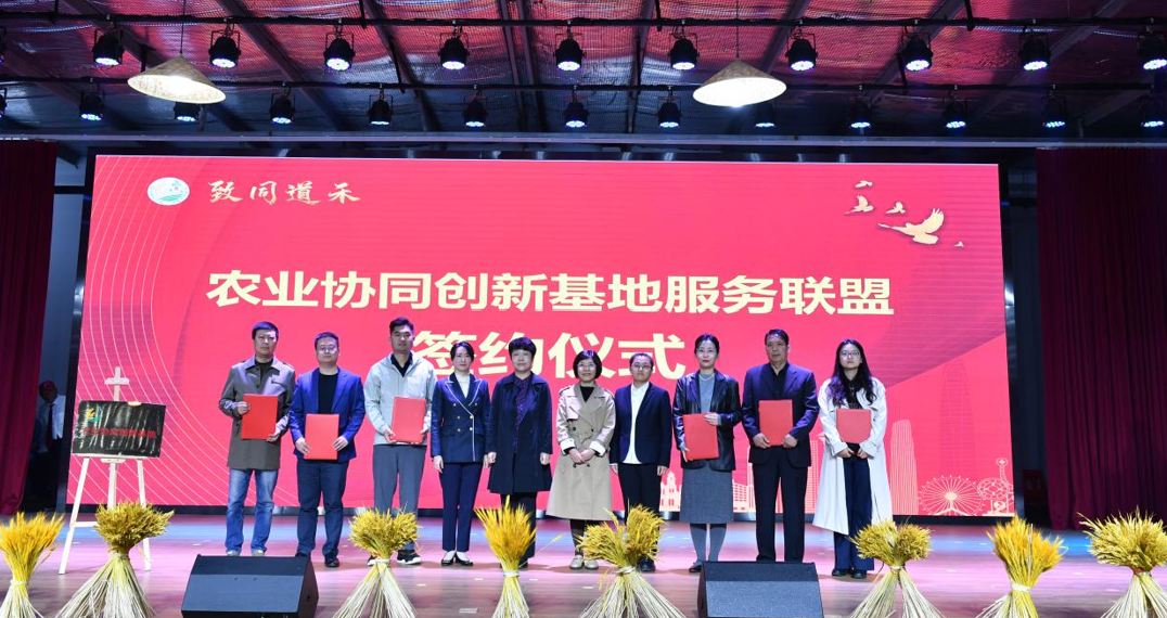 天津市津南區：“津彩南望 樂享豐收”八里臺鎮豐收市集暨“致同道禾”農業協同創新基地服務聯盟正式成立