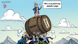 【Caricatura editorial】Un precio “muy pequeño”