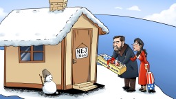 【Actualité en caricatures】Le froid du Groenland