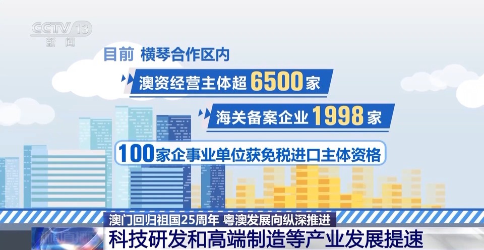 政策紅利不斷釋放 橫琴分線管理成績如何？數據説話→