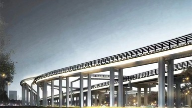 沿著絲路遇見你·最美鐵路人｜中川機場T3航站樓連接線 鋼鐵巨龍架起進出機場快速通道
