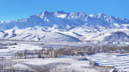 甘肅民樂：雪後小城美景如畫