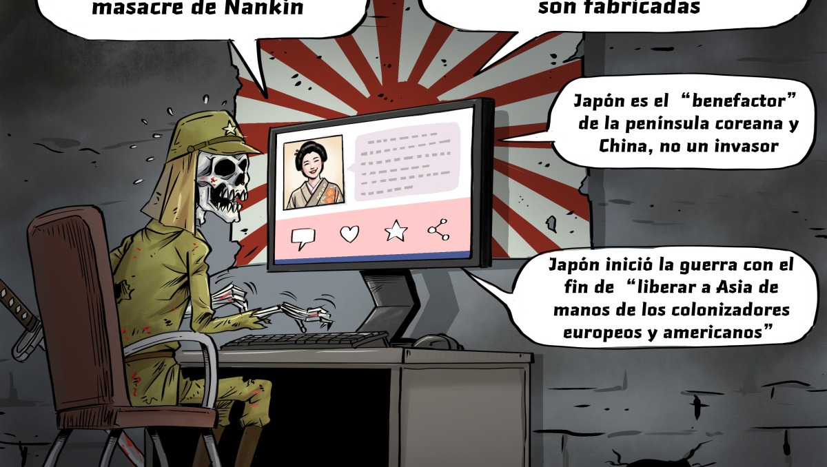 【Caricatura editorial】 Lo de la “derecha” es obra del fantasma del militarismo
