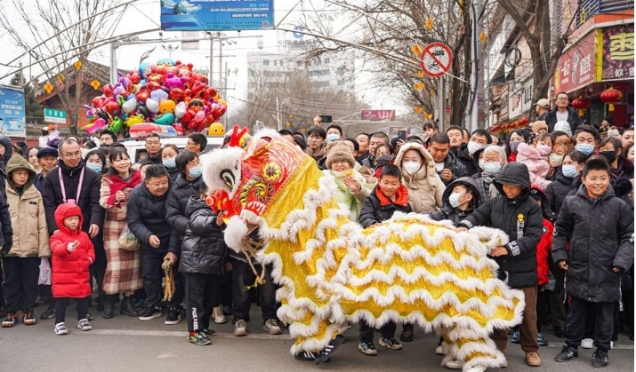 天水市秦安縣2025年春節社火匯演掠影