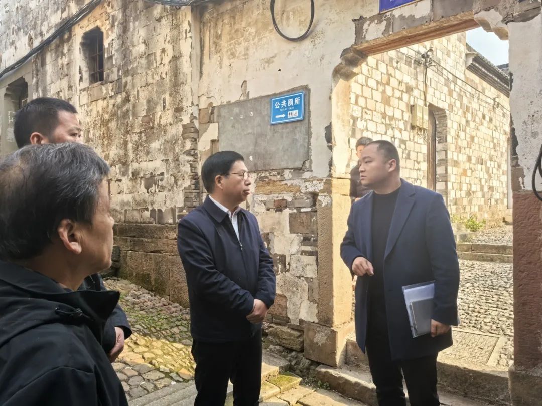 金華市人大常委會副主任陳峰齊率隊調研歷史文化名鎮名村保護規劃修編工作