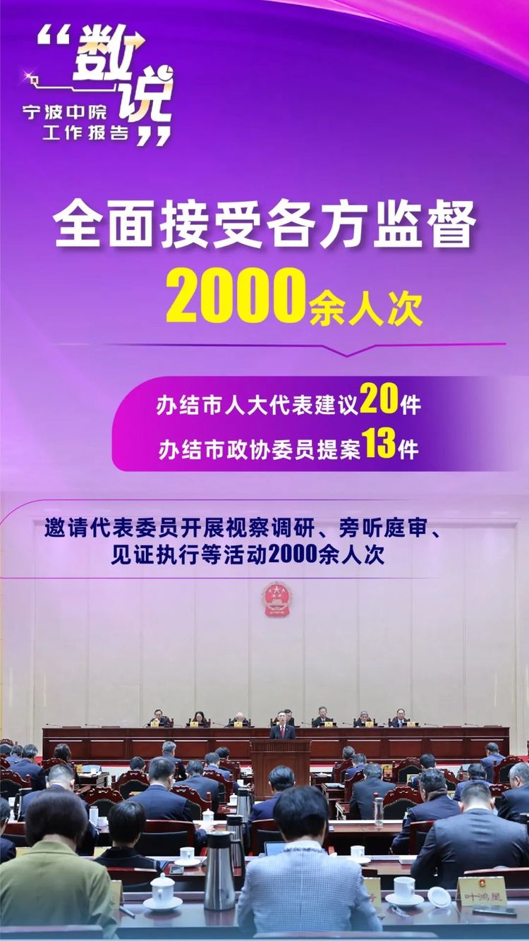 “數説”寧波中院工作報告