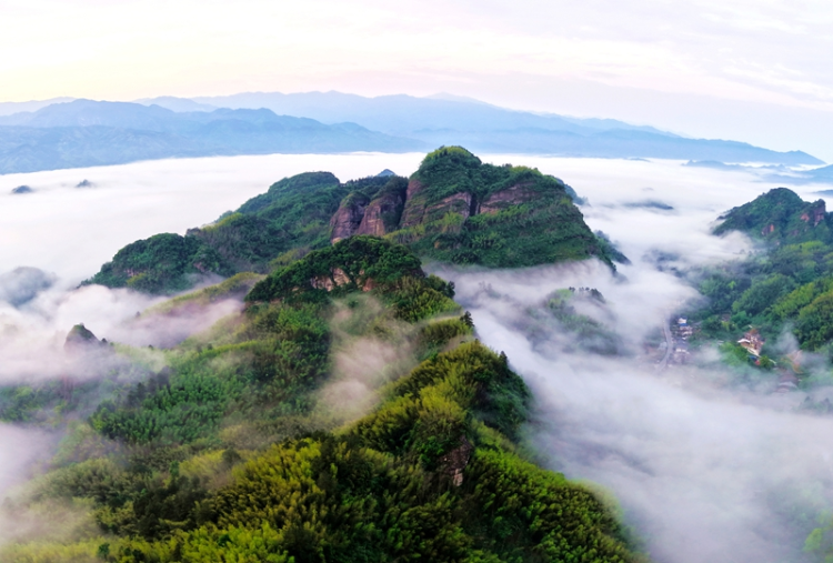 “五一”邂逅湖南崀山雲海日出_fororder_4