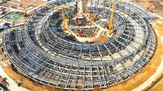 合肥先進光源項目主體建築封頂