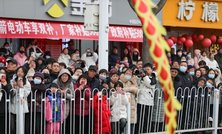 天水市秦安縣2025年春節社火匯演掠影